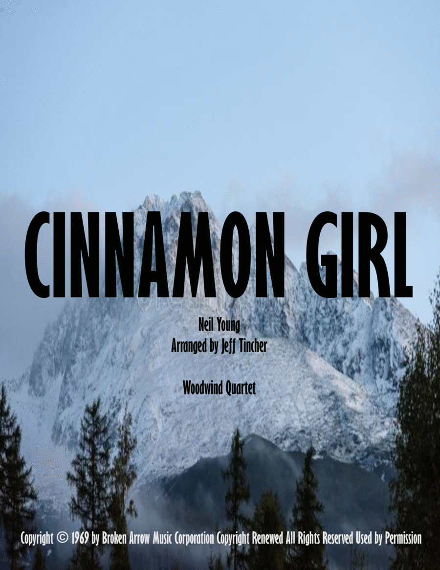 Cinnamon Girl Woodwind Quartet scores gallery preview page 1