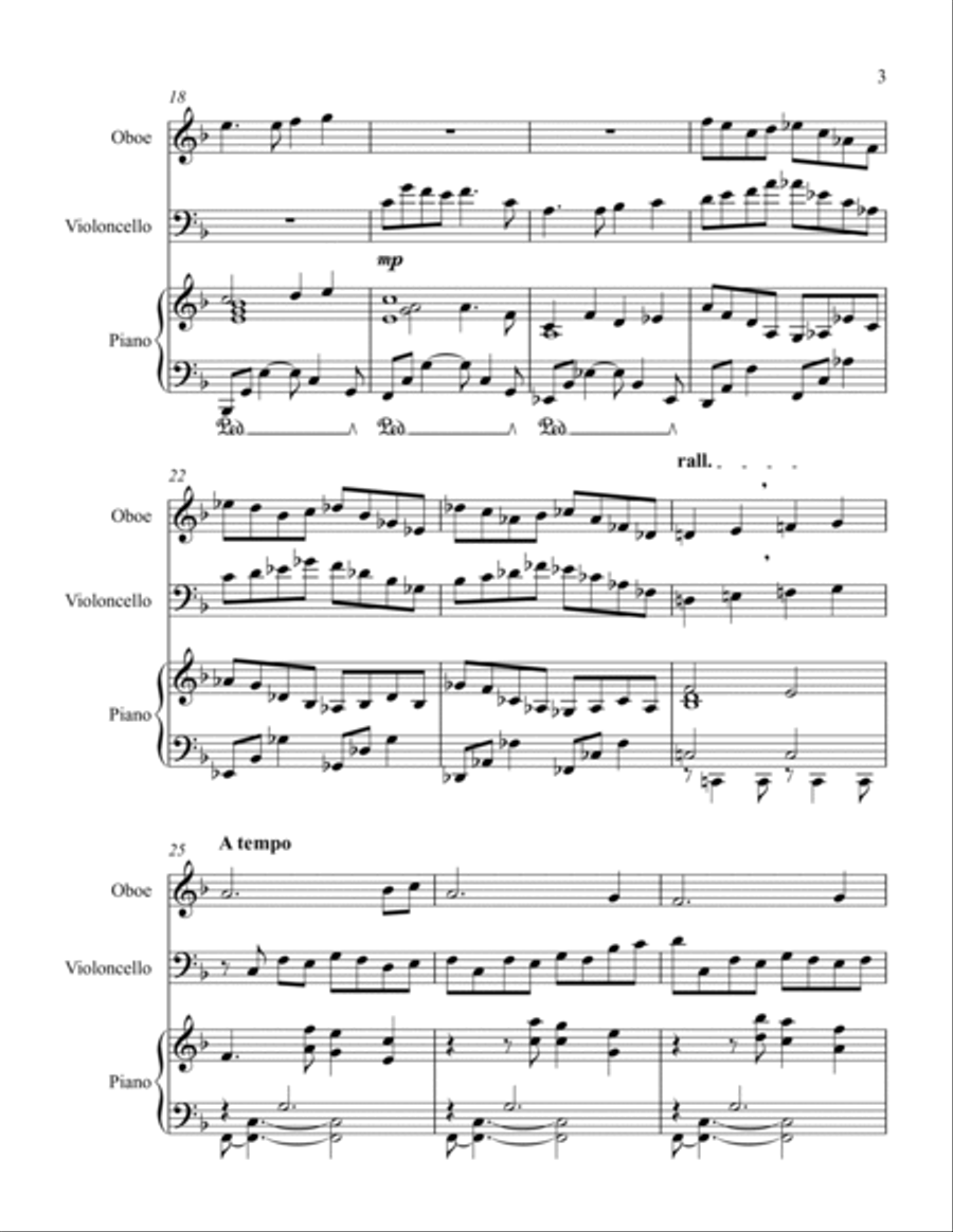 Symbiosis for Oboe and Cello Small Ensemble scores gallery preview page 4