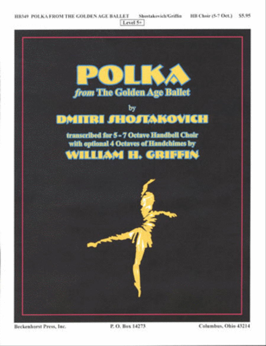 Polka from the Golden Age Ballet Handbell Choir scores gallery preview page 1