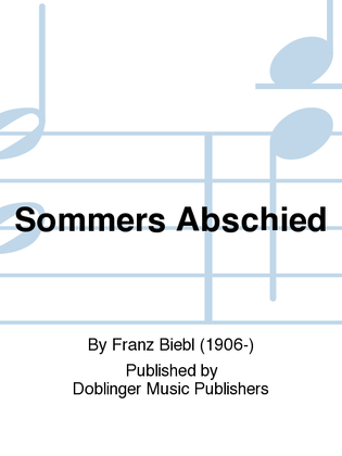 Sommers Abschied