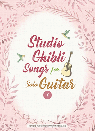 Book cover for Studio Ghibli songs for Solo Guitar Vol.1/English Version