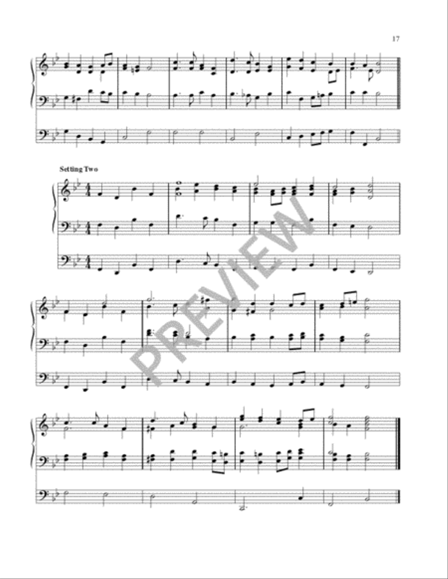 Hymn Harmonizations for Organ - Volume 1 Organ scores gallery preview page 17