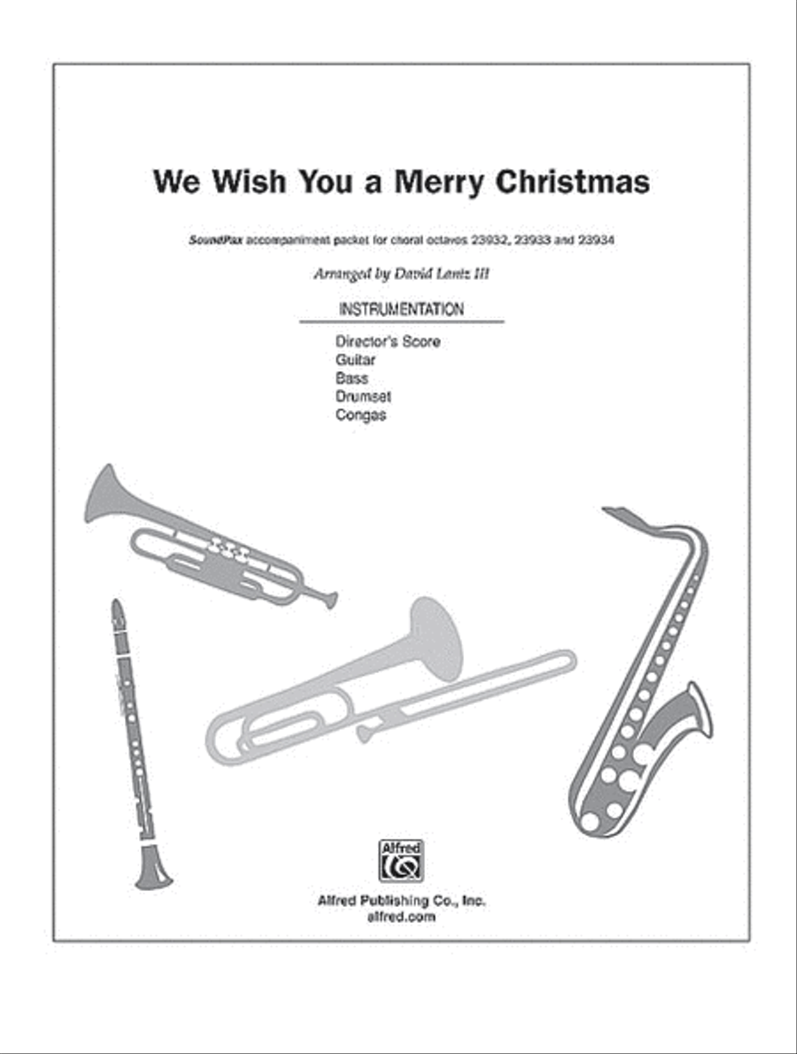 We Wish You a Merry Christmas Choir scores gallery preview page 1