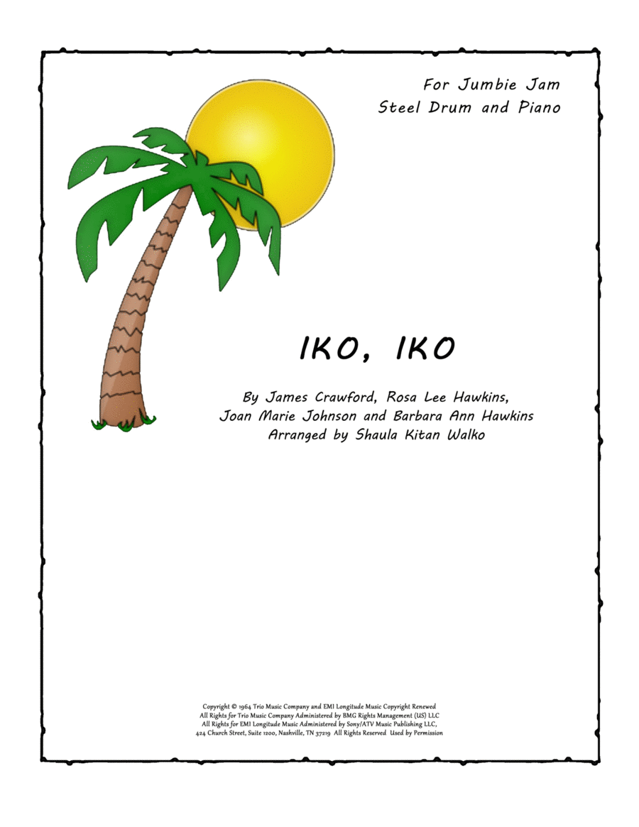Iko Iko Percussion Ensemble scores gallery preview page 1