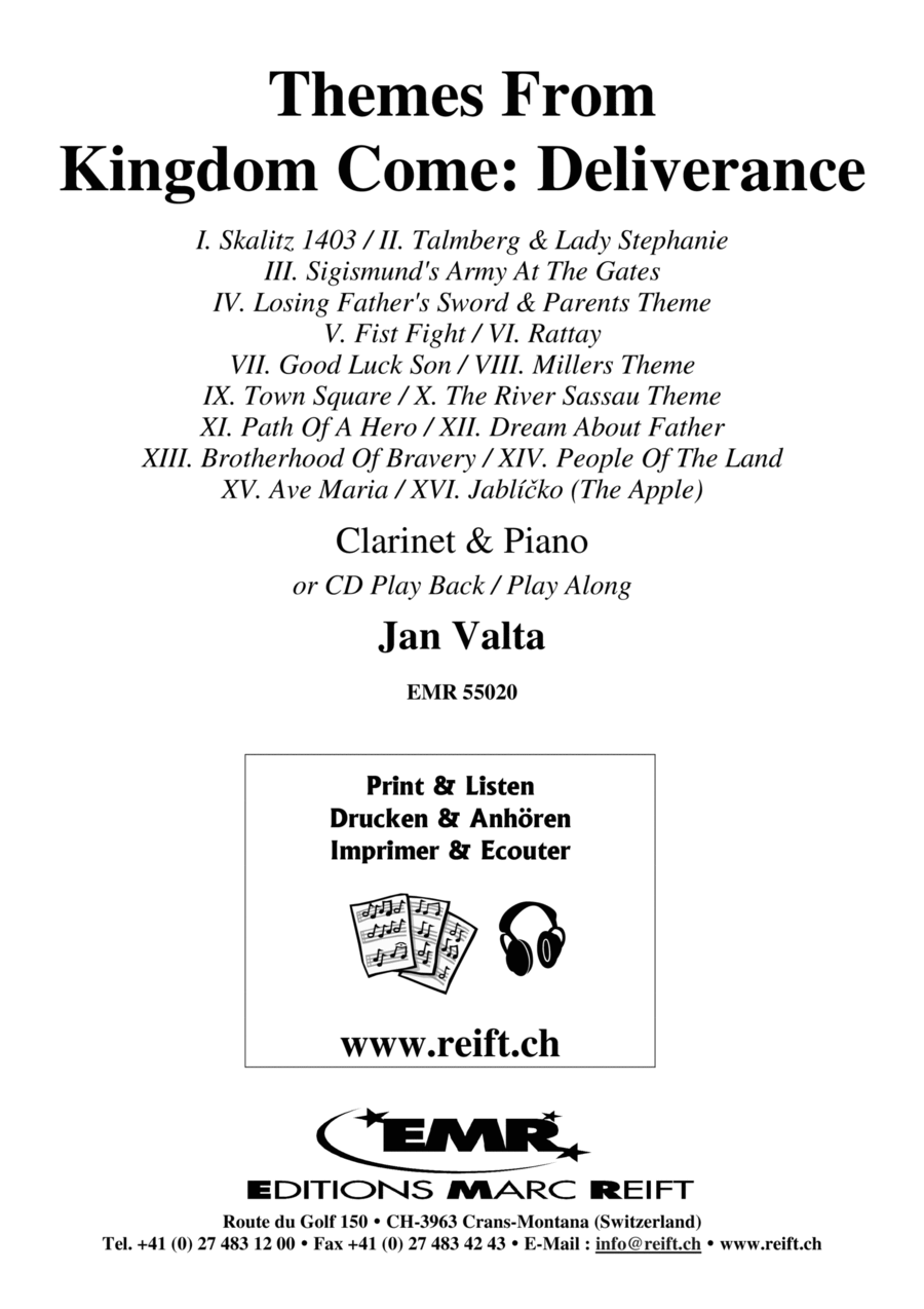 Themes From Kingdom Come: Deliverance Clarinet Solo scores gallery preview page 1