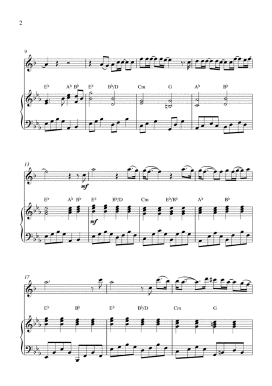I Love You Tenor Saxophone scores gallery preview page 2