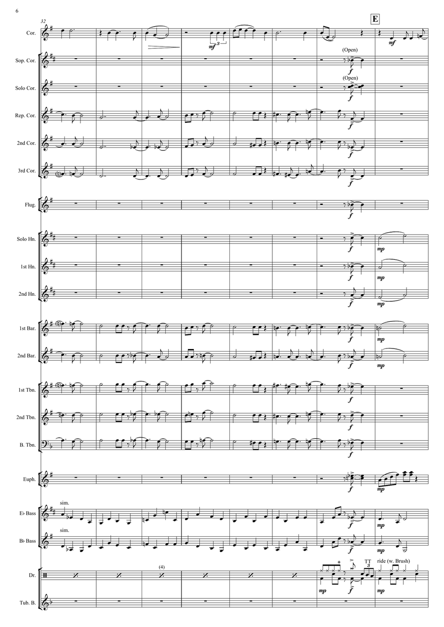 A Foggy Day (in London Town) Brass Band scores gallery preview page 6