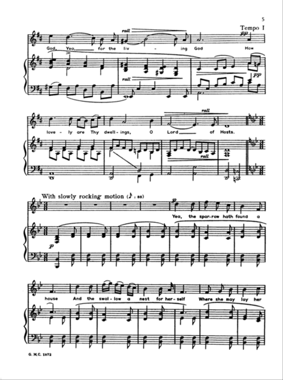 How Lovely Are Thy Dwellings High Voice scores gallery preview page 4