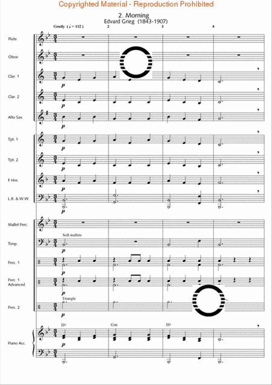1st Classic Suite Concert Band scores gallery preview page 6