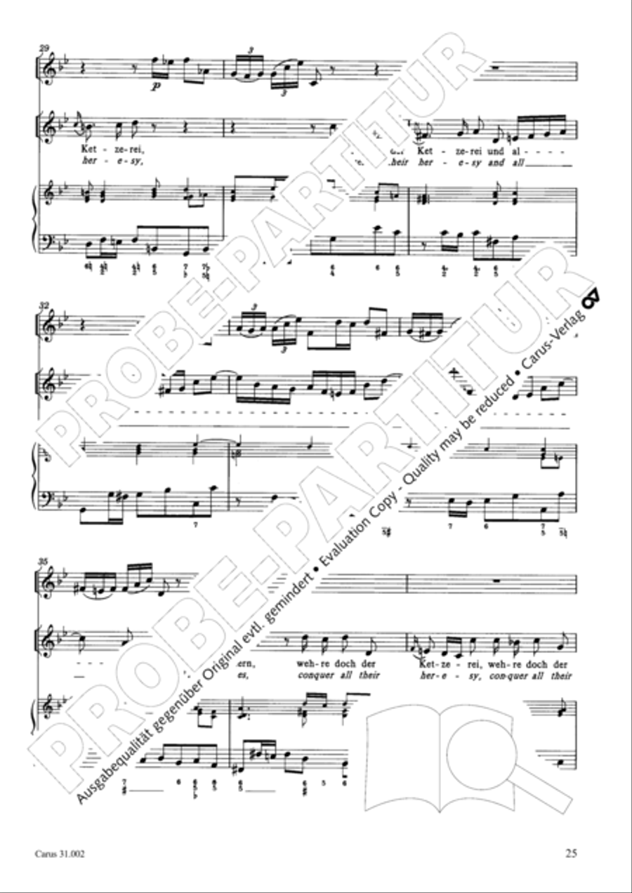 O God, from heaven look on us (Ach Gott, vom Himmel sieh darein) ATB scores gallery preview page 26