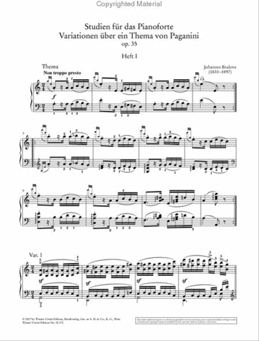 Paganini Variations, Op. 35 Chamber Music scores gallery preview page 2