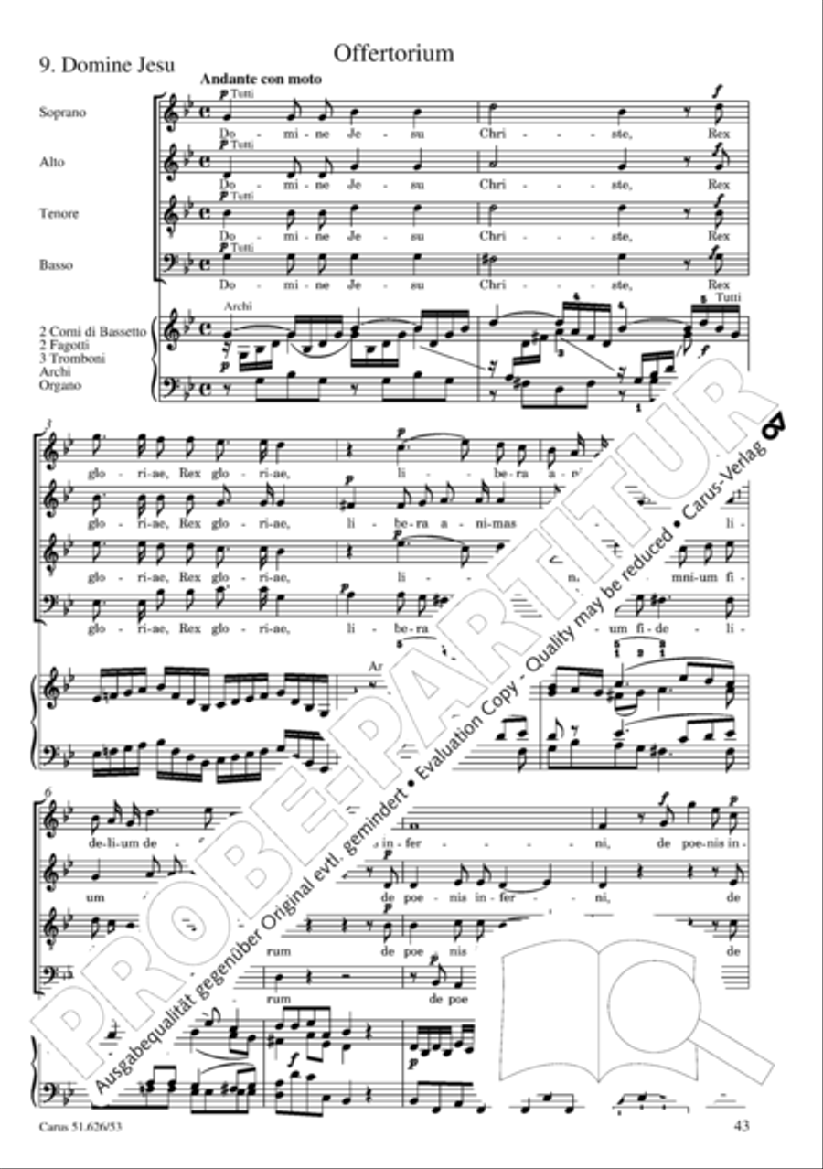 Requiem 4-Part scores gallery preview page 50