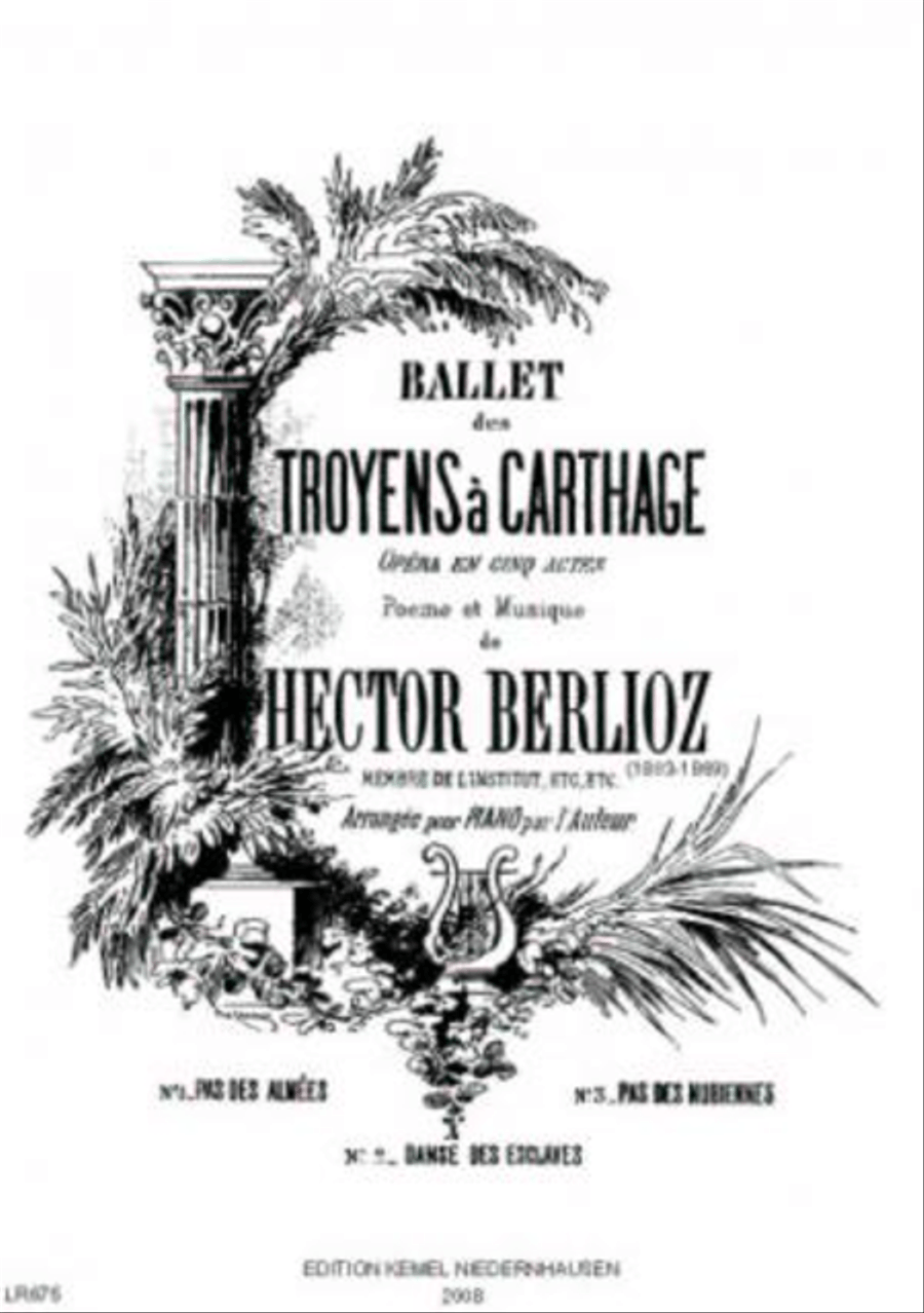 Ballet des Troyens a Carthage Piano Solo scores gallery preview page 1
