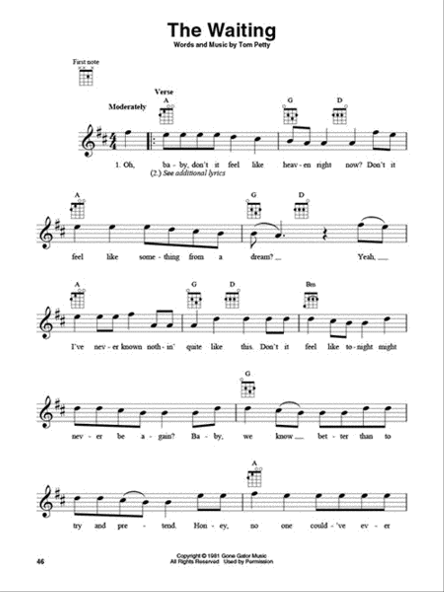 Tom Petty for Ukulele Ukulele scores gallery preview page 5