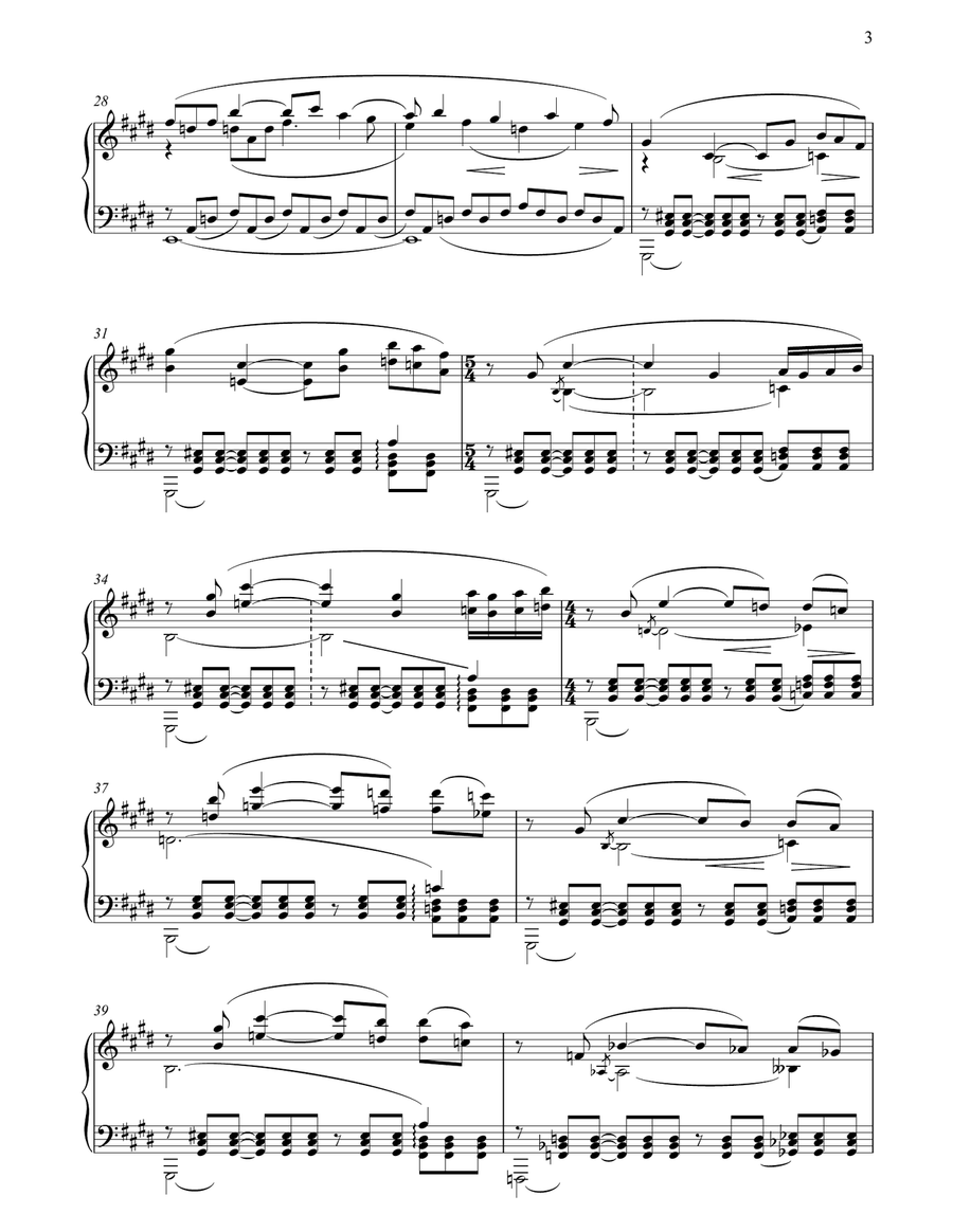 Lyric Fantasy Piano Solo scores gallery preview page 3