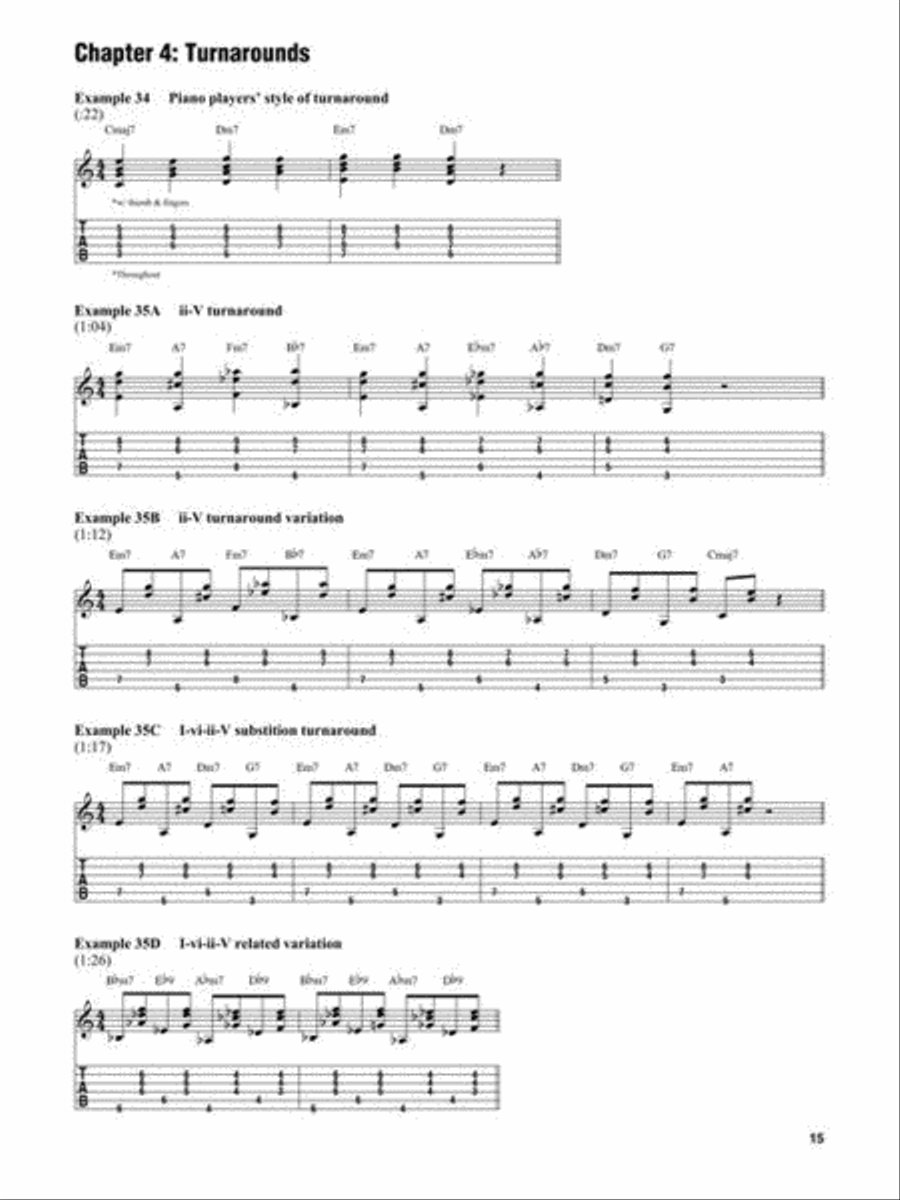 Joe Pass - Solo Jazz Guitar Book/Online Video Electric Guitar scores gallery preview page 6