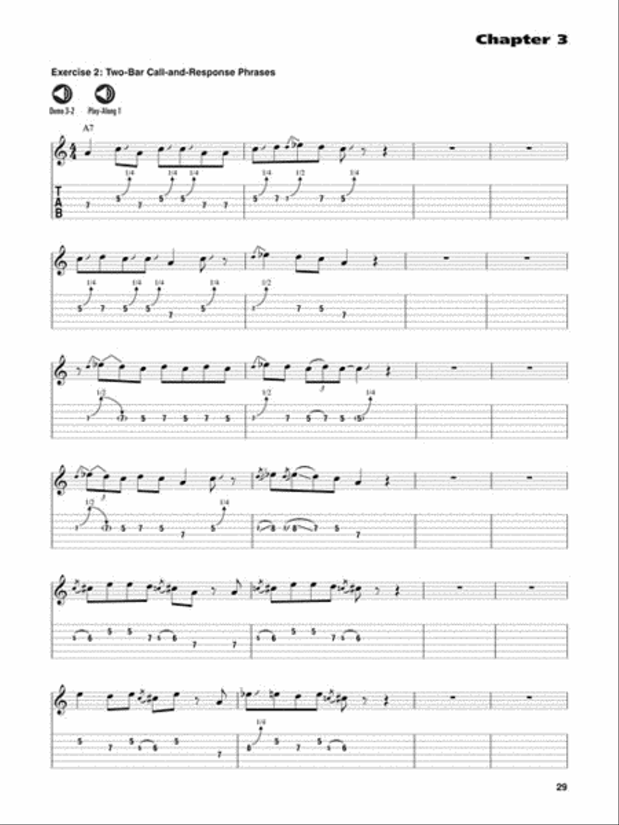 Blues Guitar Soloing: Master Class Series Electric Guitar scores gallery preview page 6