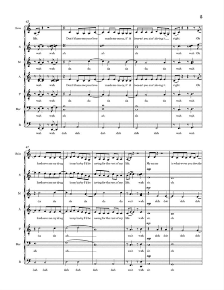 Don't Blame Me Divisi scores gallery preview page 5