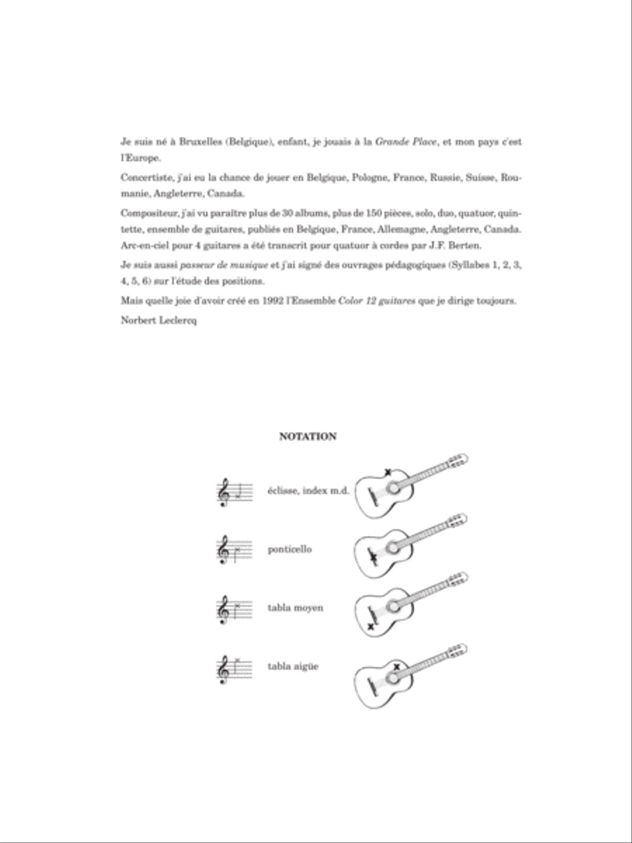 Pourquoi... Guitar Ensemble scores gallery preview page 2