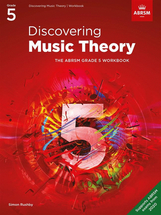 Book cover for Discovering Music Theory, The ABRSM Grade 5 Workbook