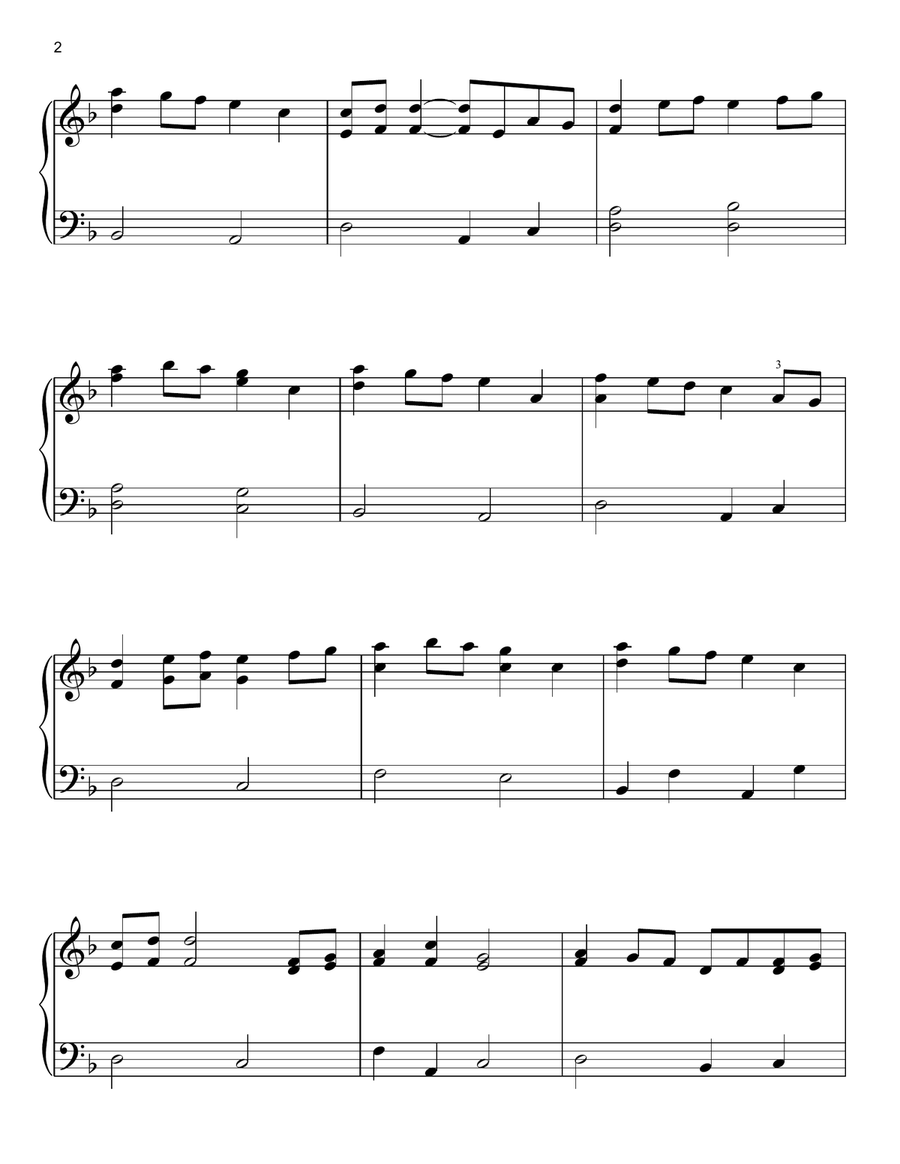 Suteki Da Ne (Isn't It Wonderful) (from Final Fantasy X) Easy Piano scores gallery preview page 2