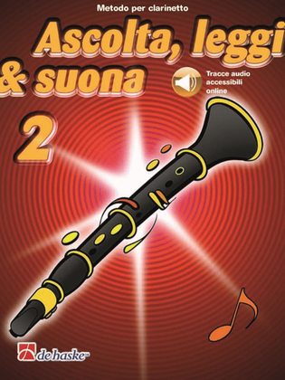 Book cover for Ascolta, leggi & suona 2 - clarinetto