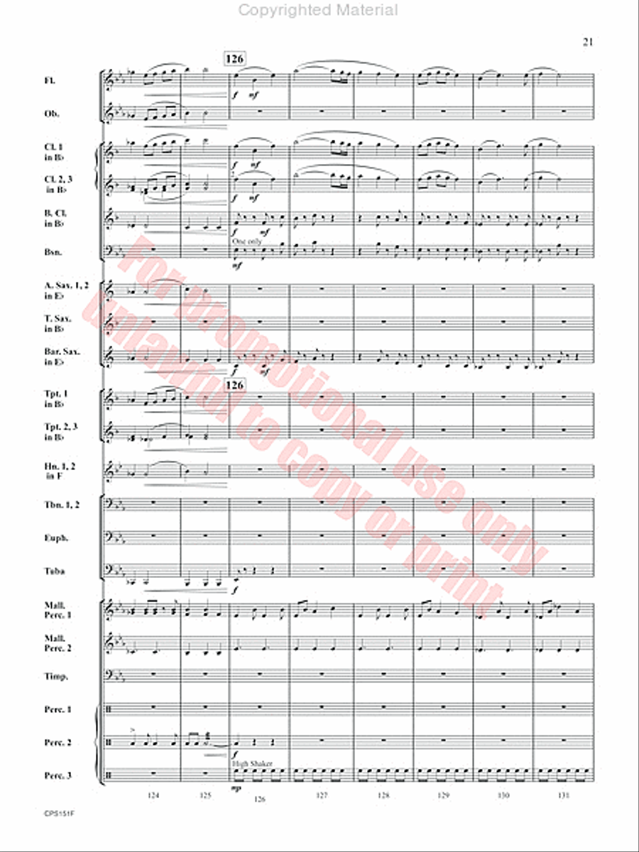 Jumpstart Concert Band scores gallery preview page 22