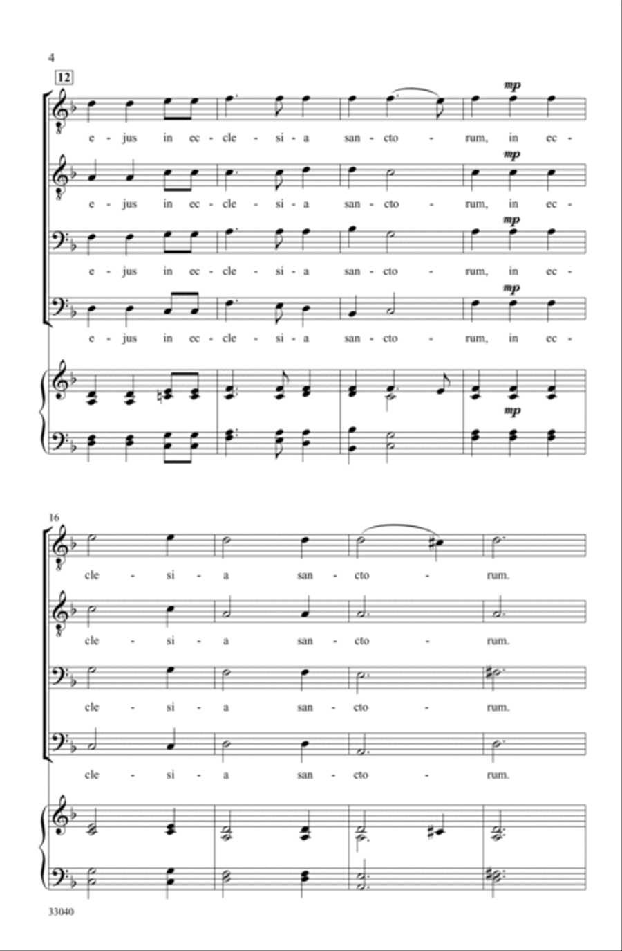 Cantate Domino TTBB scores gallery preview page 3