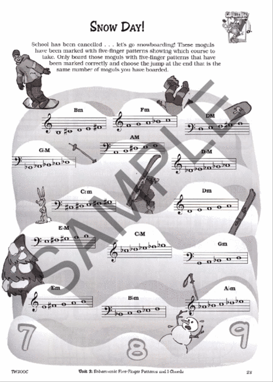 Theory Gymnastics: Con Moto (Level C) Piano Method scores gallery preview page 2