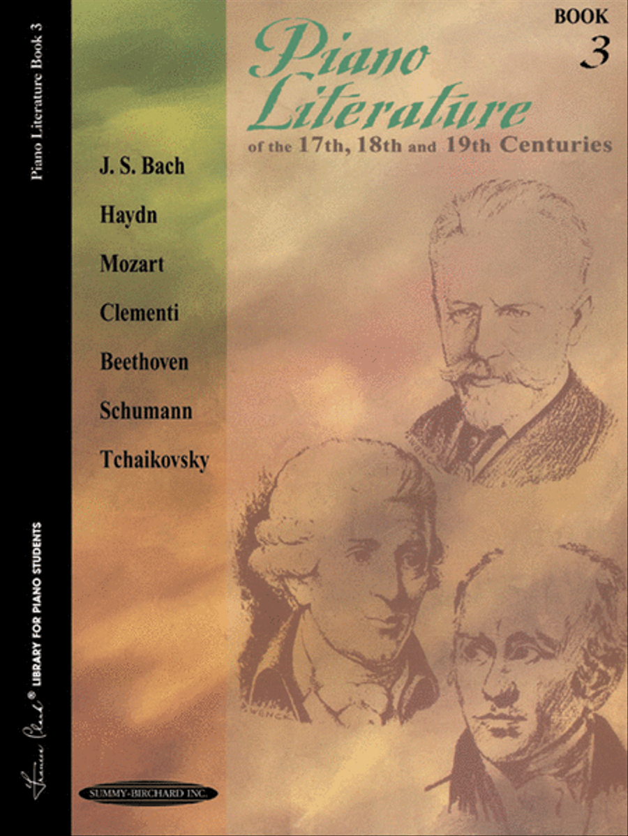 Piano Literature of the 17th, 18th and 19th Centuries, Book 3 Piano Method scores gallery preview page 1