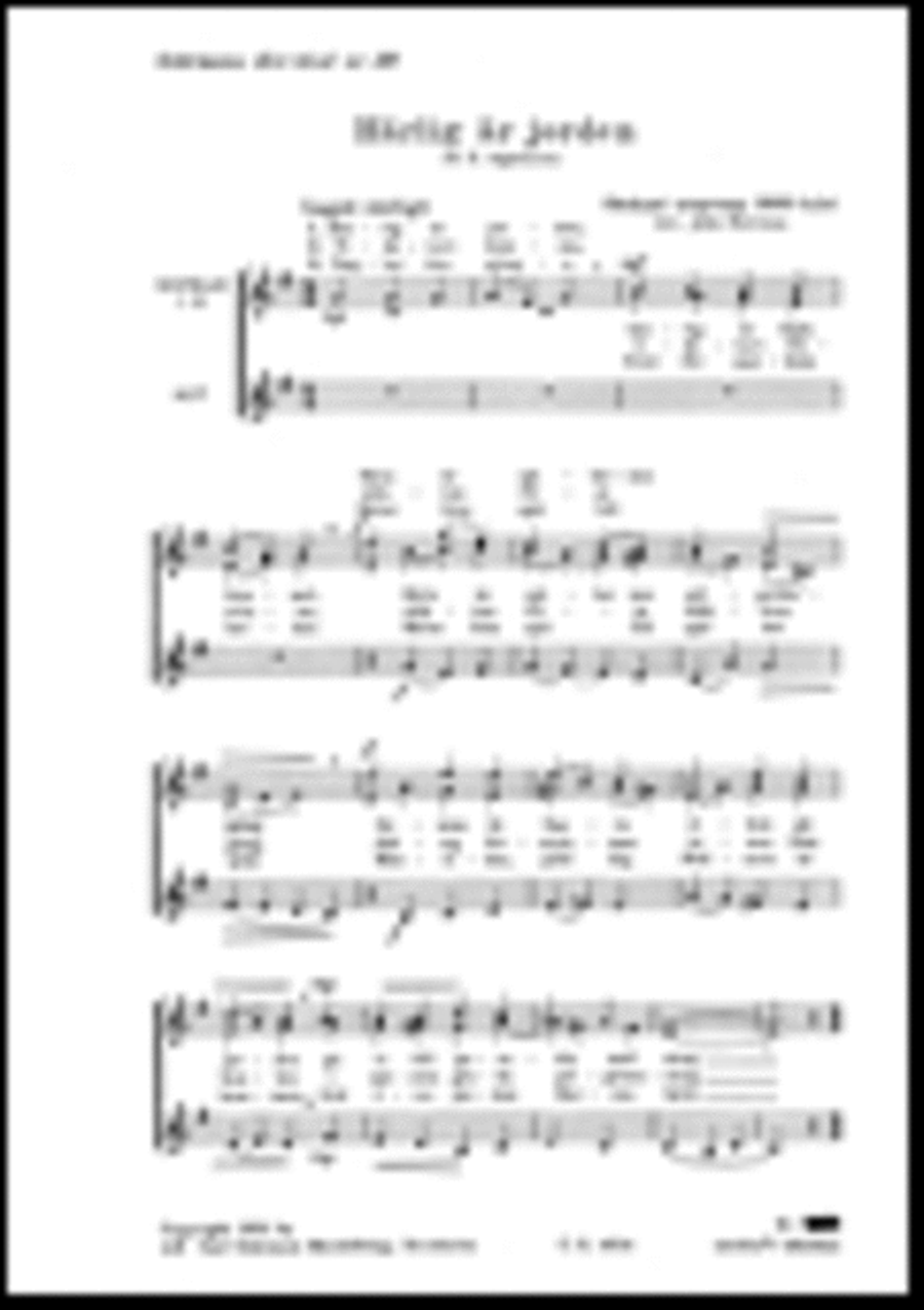 Harlig ar jorden SSA scores gallery preview page 1