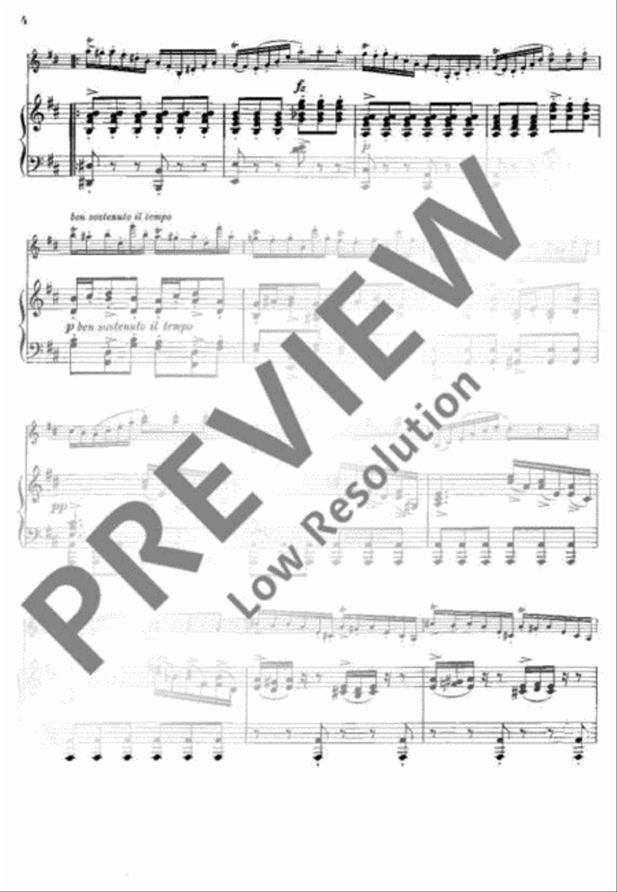 Caprice No. 20 B Minor Violin Solo scores gallery preview page 7