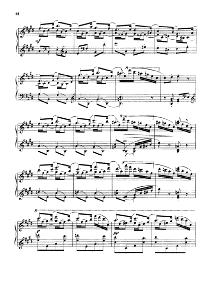 Arensky: Twenty-four Morceau Characteristiques, Op. 36 Piano Solo scores gallery preview page 3