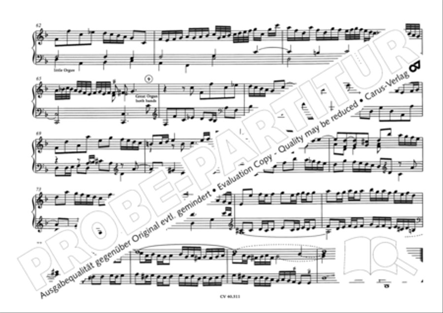 Orgelwerke des 16.-18. Jahrhunderts Piano scores gallery preview page 65