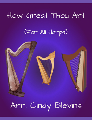 How Great Thou Art, for Lap Harp Solo