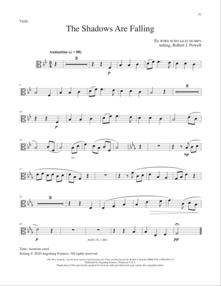 Oh How Joyfully Flute scores gallery preview page 12