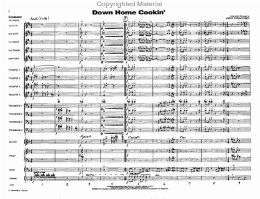 Down Home Cookin' Jazz Ensemble scores gallery preview page 2