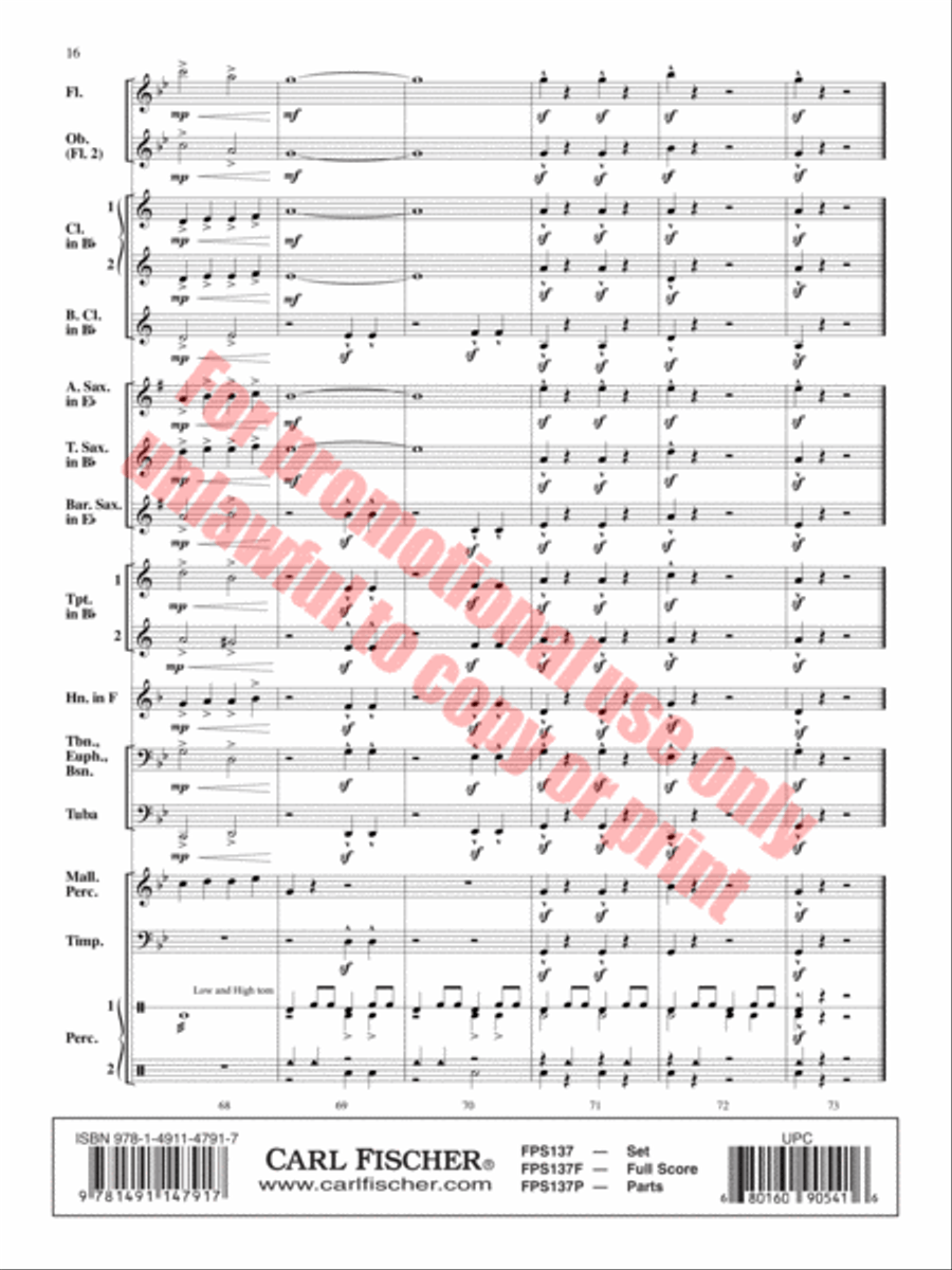 Stryker Stryker Concert Band scores gallery preview page 17