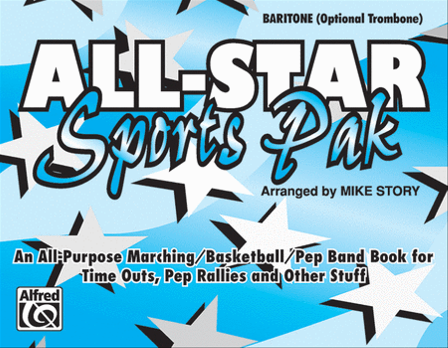 All-Star Sports Pak - Baritone/Optional Trombone Marching Band scores gallery preview page 1