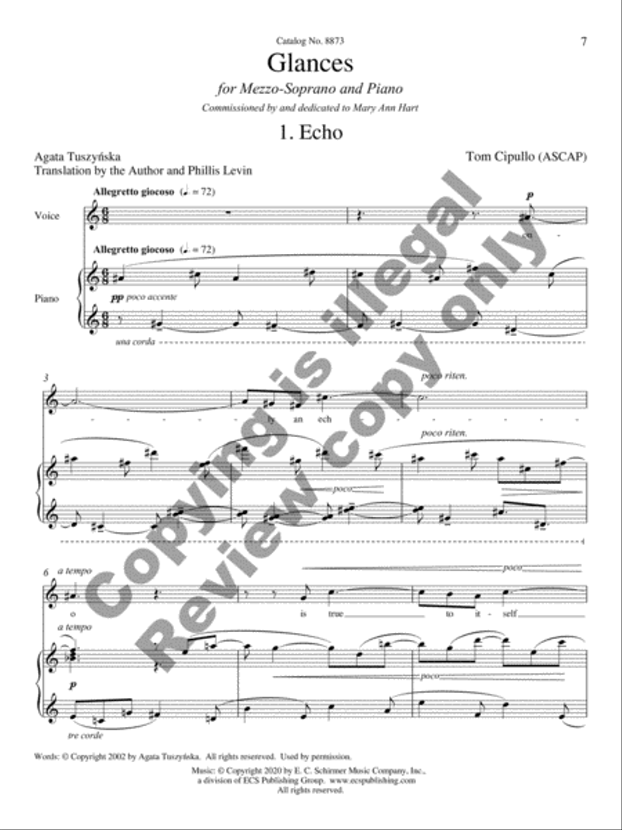 Songs for Mezzo-Soprano Mezzo-Soprano Voice scores gallery preview page 6