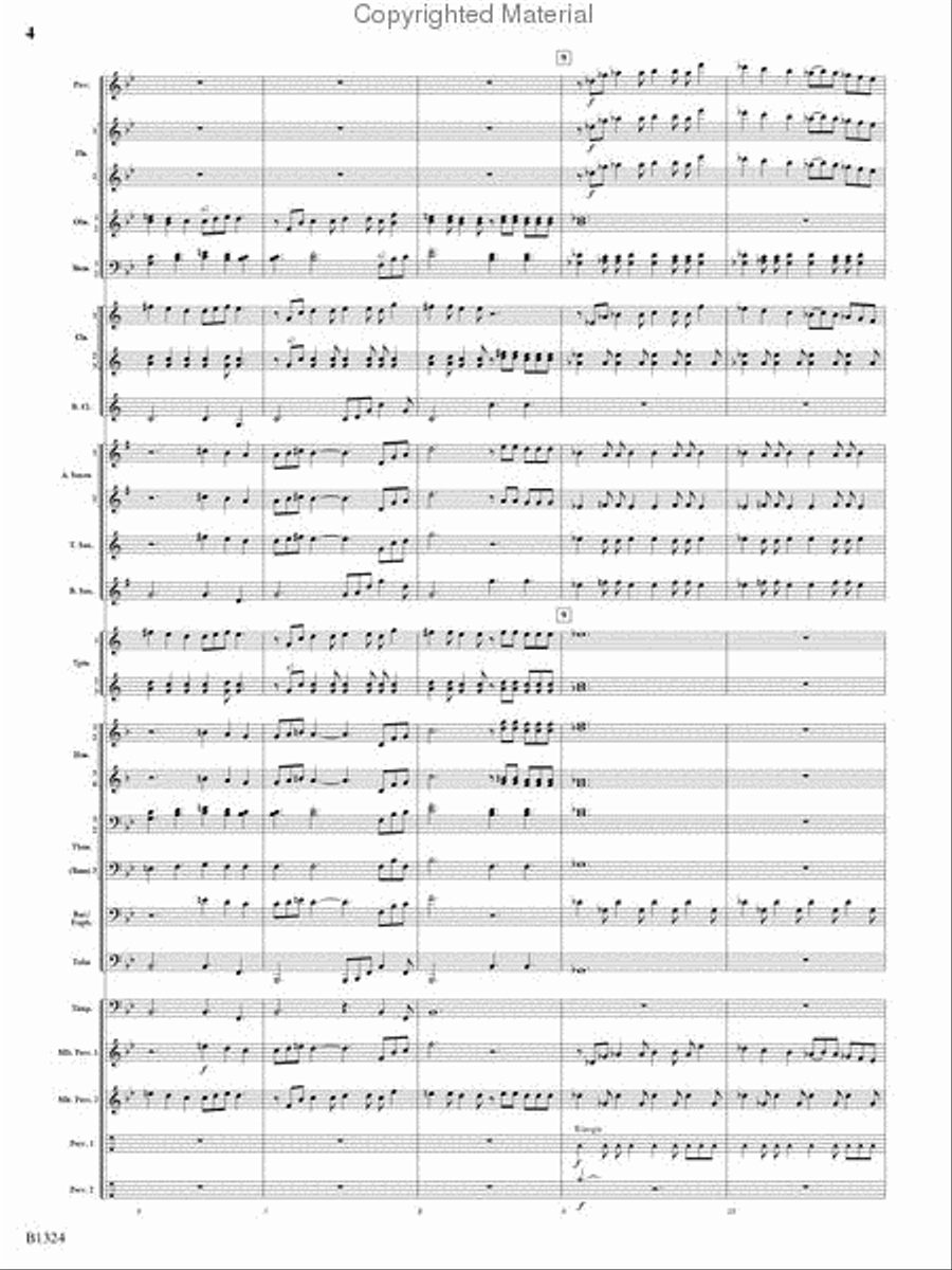 Fusion Concert Band scores gallery preview page 3