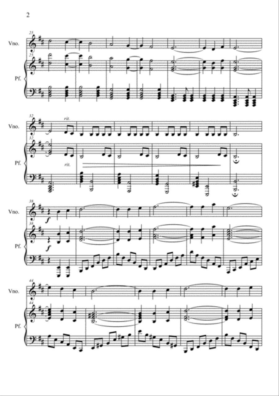 Dragonborn (skyrim Theme) Dragonborn (skyrim Theme) Violin Solo scores gallery preview page 2