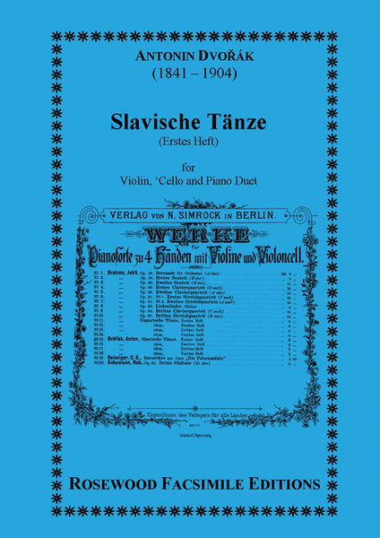 Slavische Tanze or Taenze or Tanze) (I) image number null