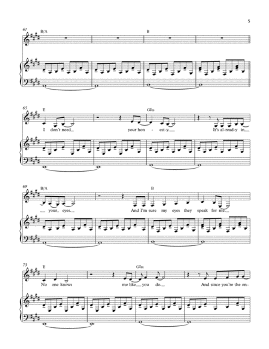 All I Ask Voice scores gallery preview page 5