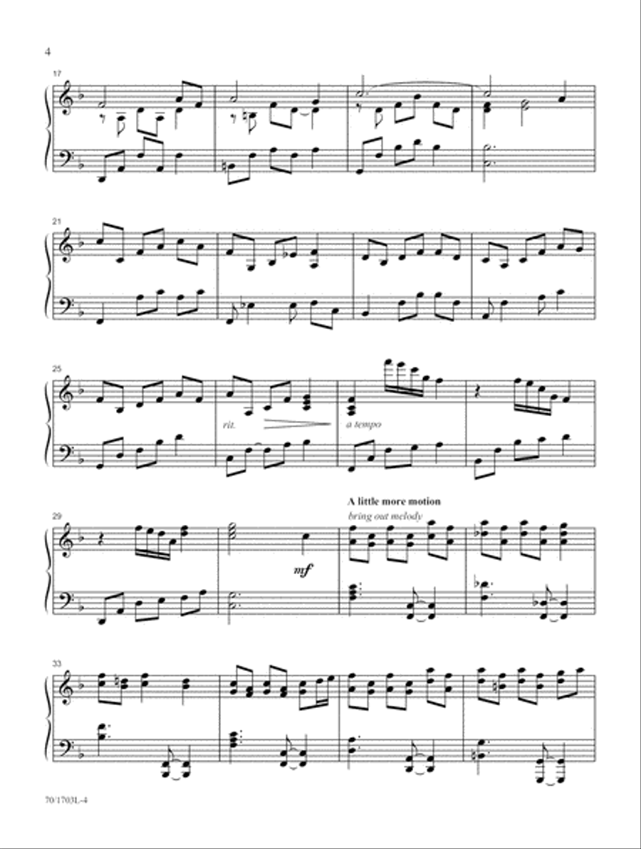 From the Cross to the Sky (Digital Download) Piano Solo scores gallery preview page 4