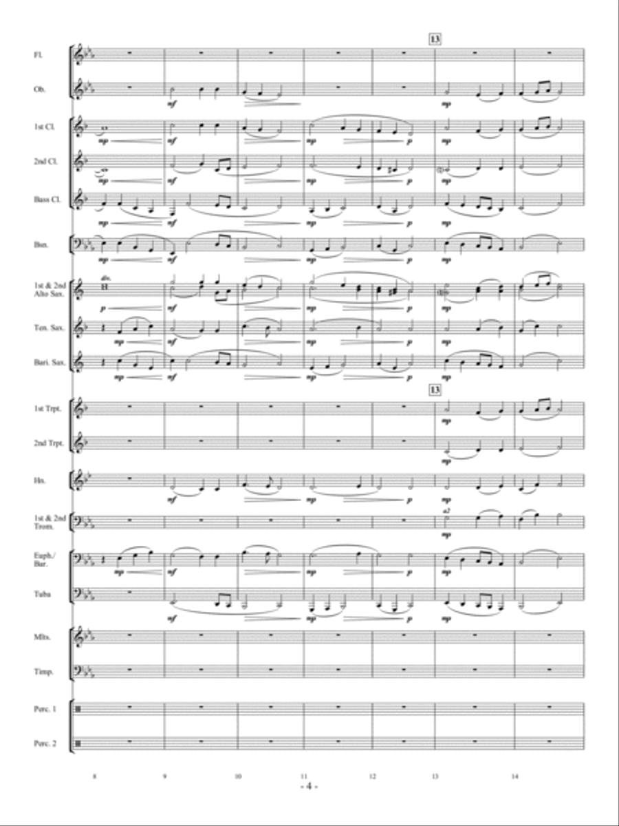 The Trumpeter of Krakow Concert Band scores gallery preview page 3