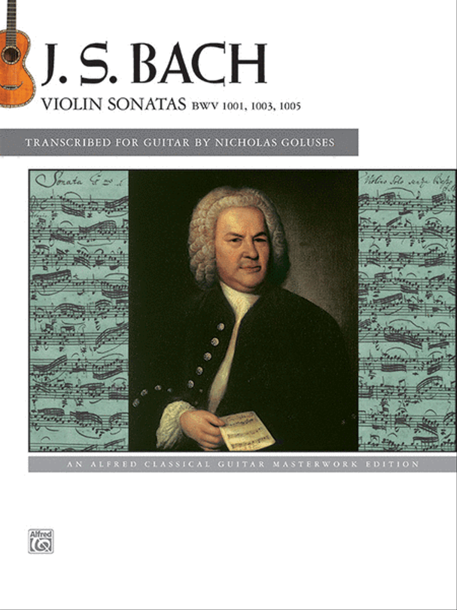 Bach -- Violin Sonatas BWV 1001, 1003, 1005 Violin scores gallery preview page 1