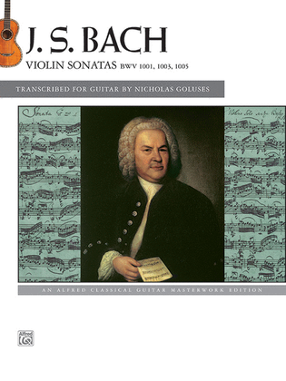 Book cover for Bach -- Violin Sonatas BWV 1001, 1003, 1005