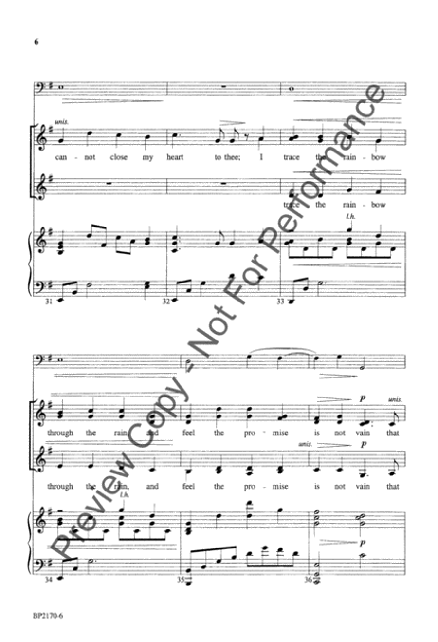 O Love O Love SSAA scores gallery preview page 7