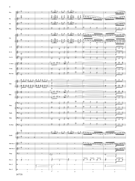 March: The Lion's Gate (Movement 1 from Sea to Sky): Score